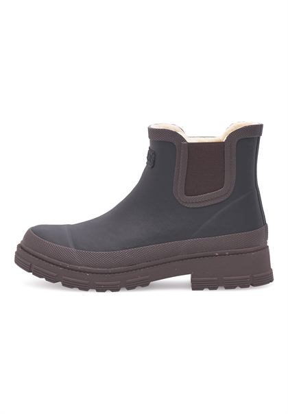 Woden Warm Gummistøvle Liv Waterproof - Chocolate 